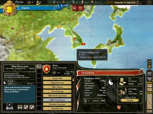 Europa Universalis III Screenshot