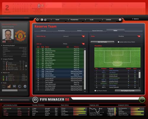 FIFA Manager 08 Screenshot