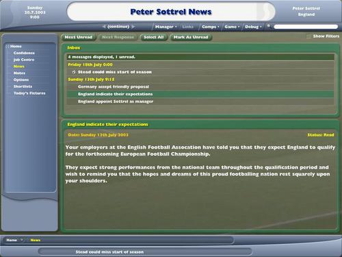 Football Manager 2005 Screenshot