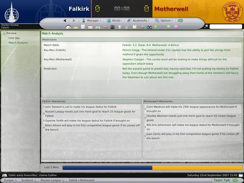 Football Manager 2008 Screenshot