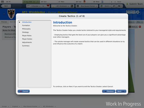 Football Manager 2010 Screenshot