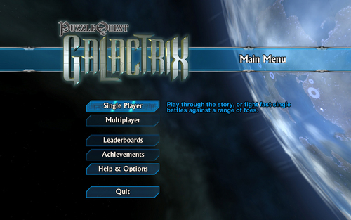Puzzle Quest: Galactrix Screenshot